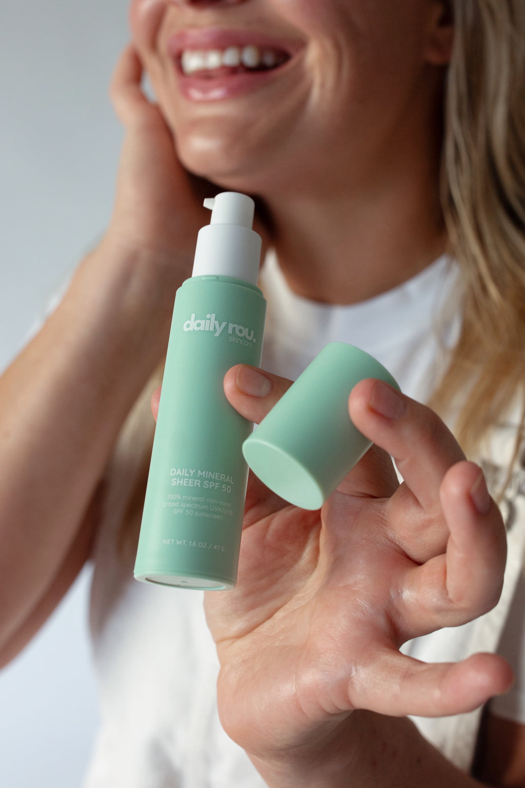 Daily Rou Sheer Mineral Sunscreen SPF 50 | 25% Zinc Oxide