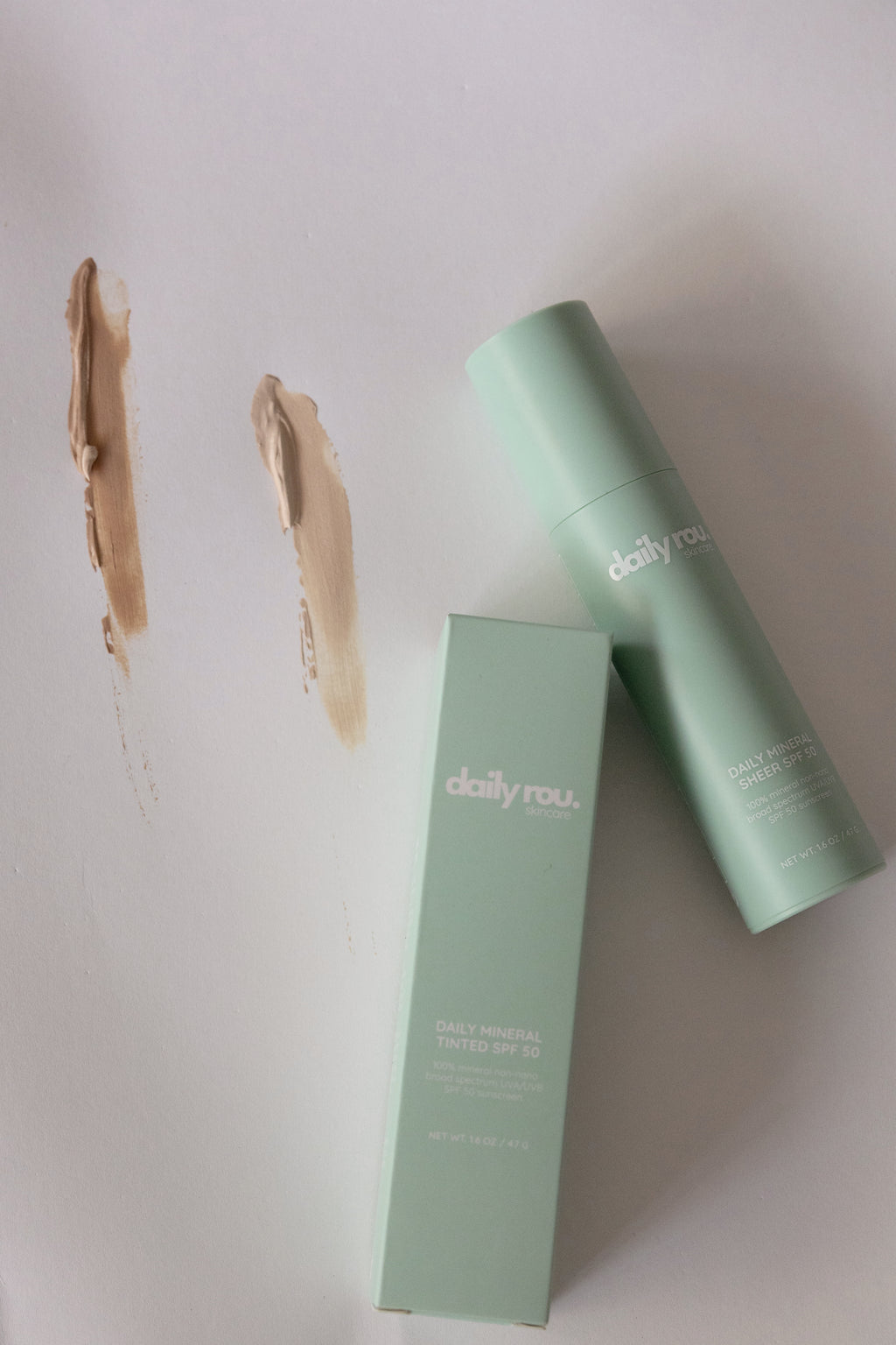 Daily Rou Sheer Mineral Sunscreen SPF 50 | 25% Zinc Oxide