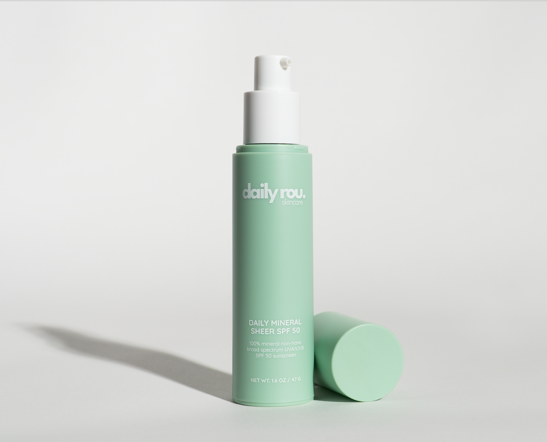 Daily Rou Sheer Mineral Sunscreen SPF 50 | 25% Zinc Oxide